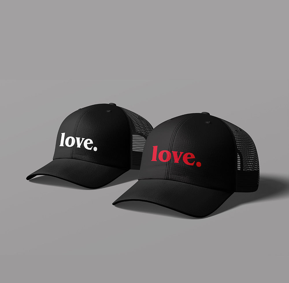 Black Truckers Cap