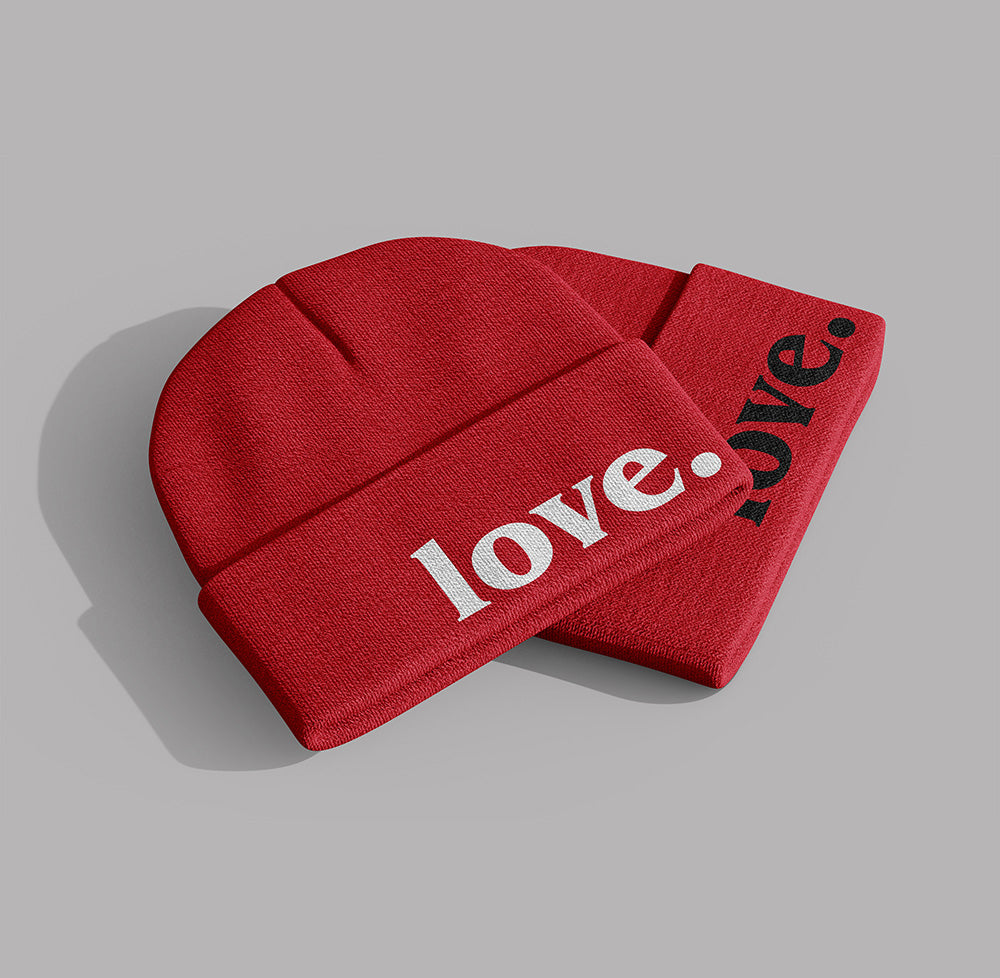 Red Beanie Cap