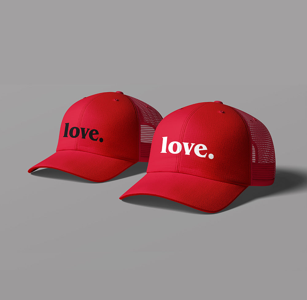 Red Truckers Cap