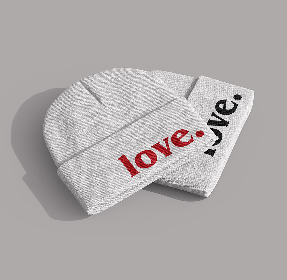 White Beanie Cap