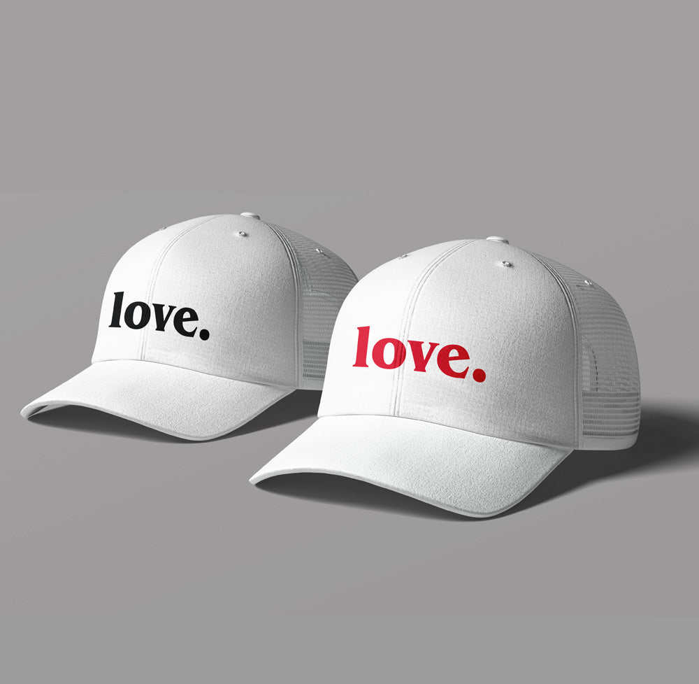 White Truckers Cap